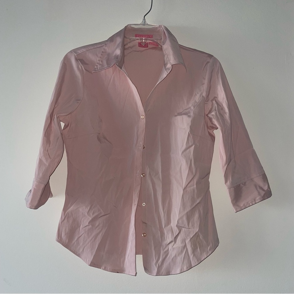 Women's Pink Button Down Shirt